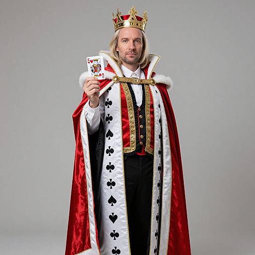 Regal King of Hearts Cosplay Portrait
