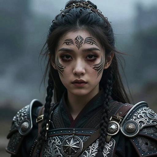 Ancient Warrior with Sunken Eyes