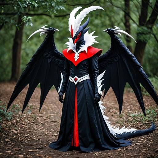 Darkrai Cosplay Outfit Full Body Shot
