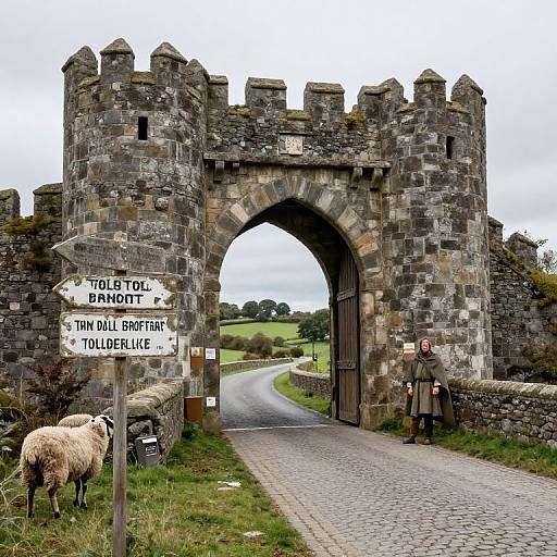 Medieval Tollkeeper by Stone Gate