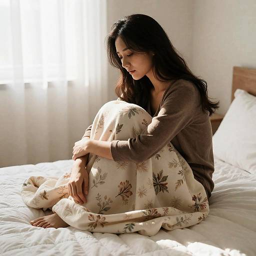 Cozy Morning Scene with a Woman