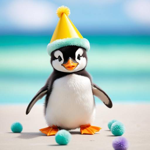 Joyful Gentoo Penguin Celebration Scene Joyful Gentoo Penguin Celebration Scene