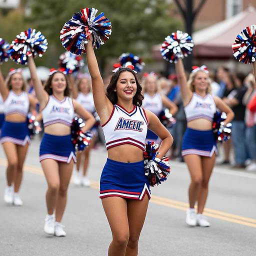 Spirit of America Cheerleaders Performance
