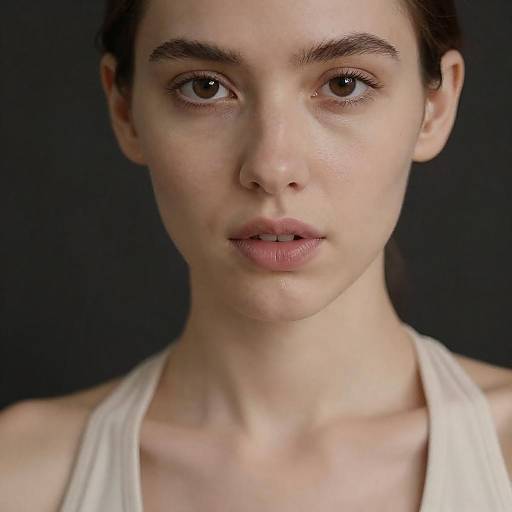 Candid Portrait of a Focused Woman