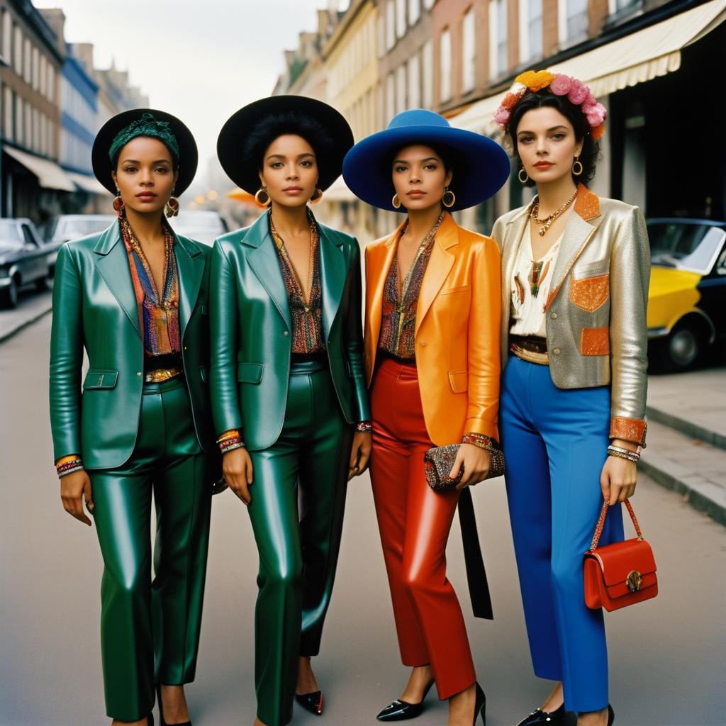 1980s Feminist Fashion Street Photography