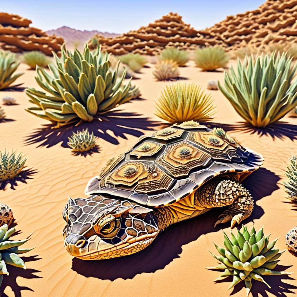 Surreal Desert Creatures in Photorealistic Art