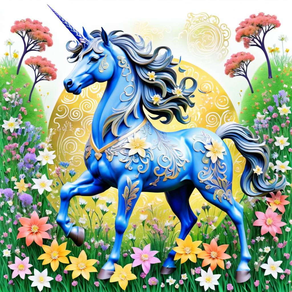 Mystical Centaur in Serene Meadow