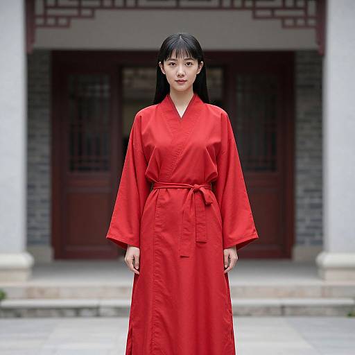 Turning Red Asian Woman Costume