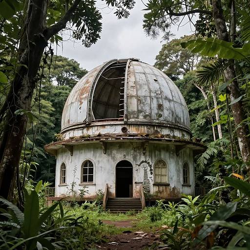 Jungle Observatory in Haeckel Style