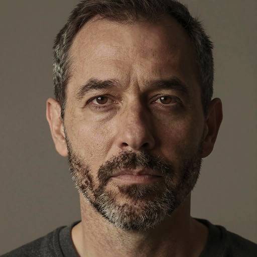 Realistic Middle-Aged Man Portrait