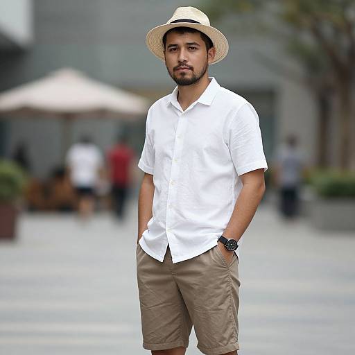 Man in Casual Summer Outfit