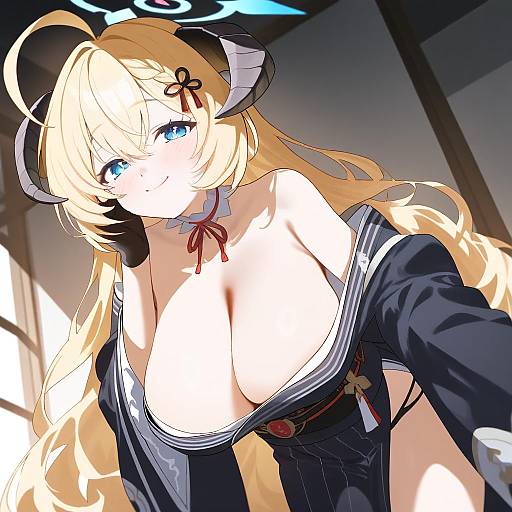 Illustration of Akari (blue archive), blue archive in the style of Takunomi