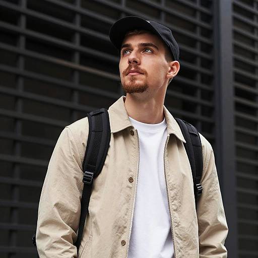 Thoughtful Young Man Urban Portrait