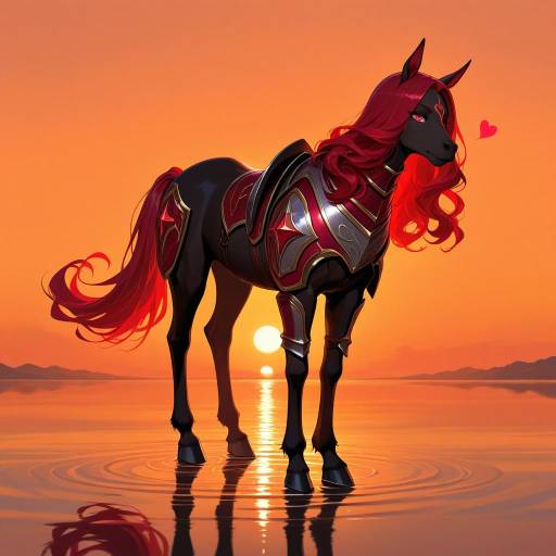 Majestic Centaur at Sunset Reflection Majestic Centaur at Sunset Reflection