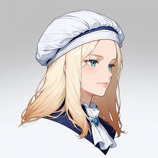 Minimalist Portrait of a Boy with Ascot