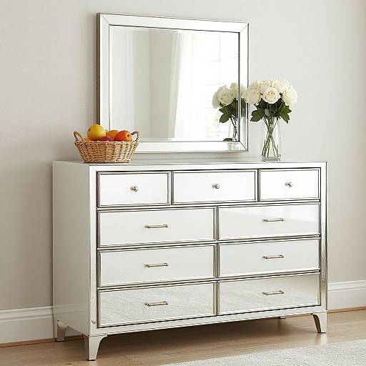 Elegant Willa Arlo Ronna Mirrored Dresser