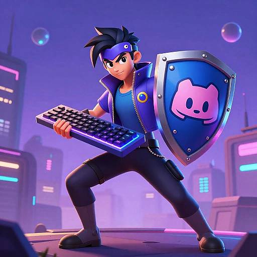 Heroic Discord Moderator in Cyber City