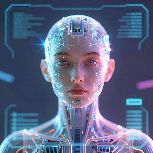 Cybernetic AI Avatar Selfie Generator