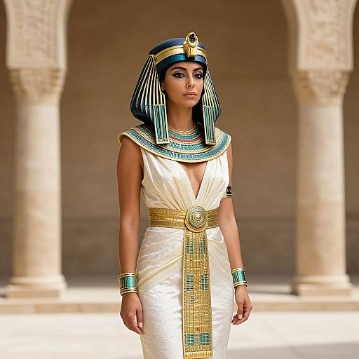 Elegant Egyptian Queen Cleopatra Costume