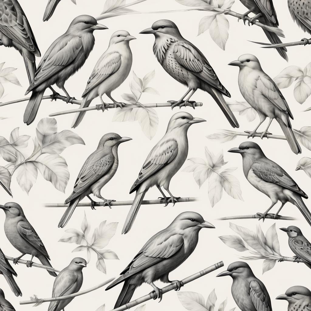 Masterful Sketch of Birds by Da Vinci