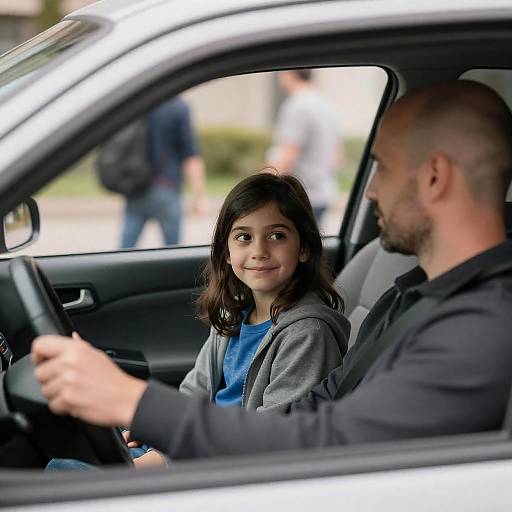 Capturing a Moment in a Car