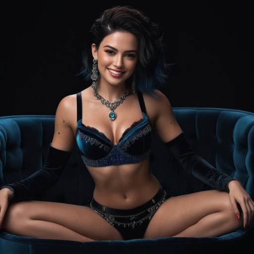 Enchanting Solo Portrait of a Mysterious Girl
