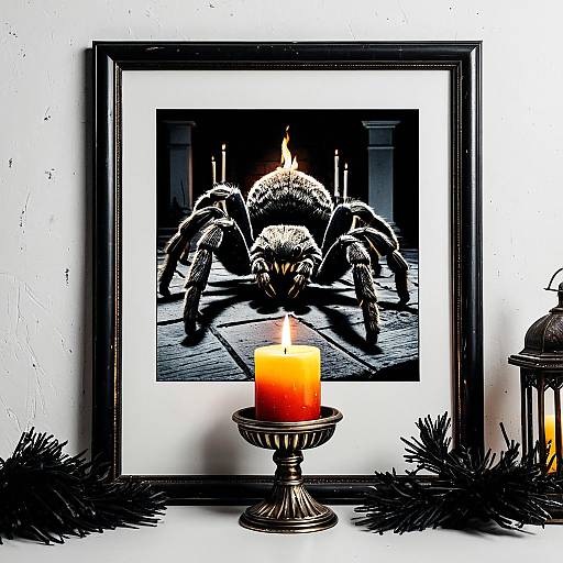 Whimsical Horror: Tarantula in Socks