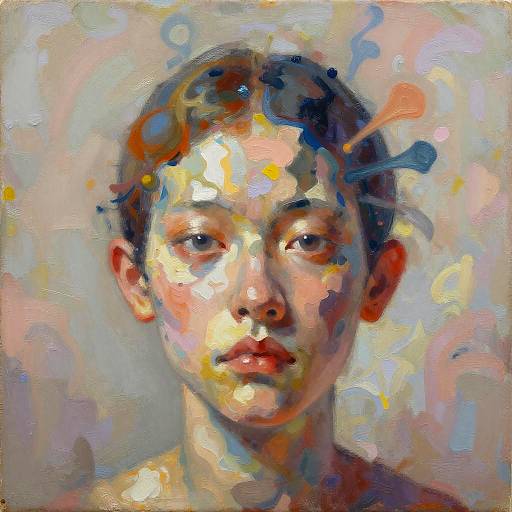 Surreal Fragmented Face Transformation