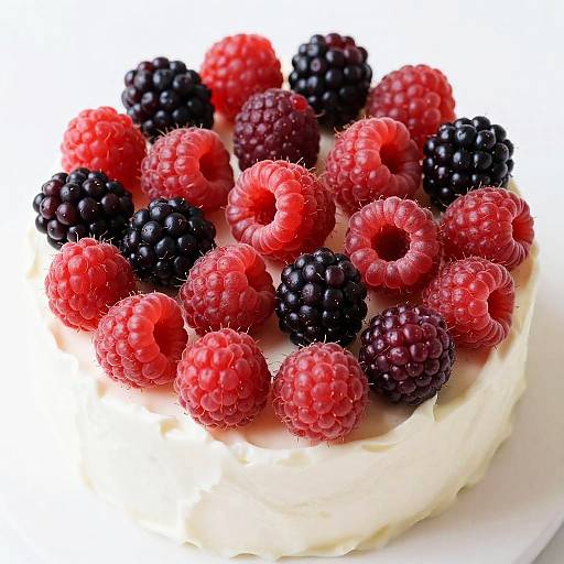 Close-Up Fresh Berry Dessert