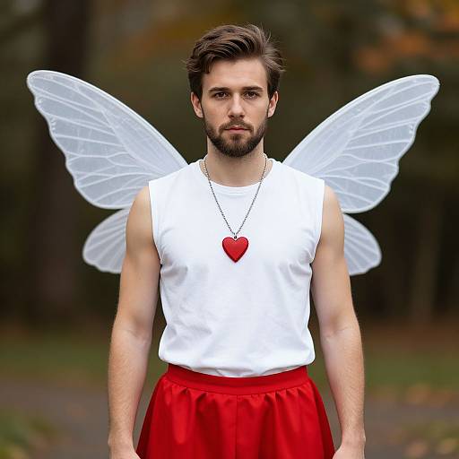 Realistic Male Cupid Halloween Costume