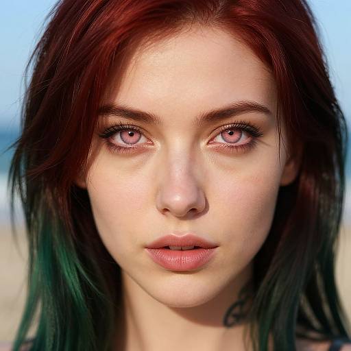 Ultra Detailed Hyper Realistic Beach Portrait