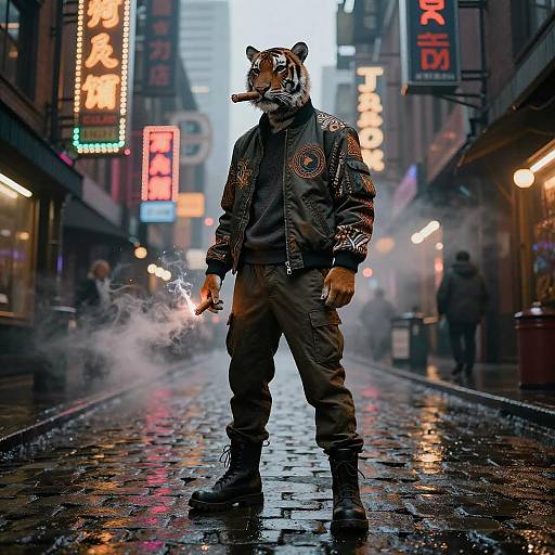 Neon Noir Renegade Tiger