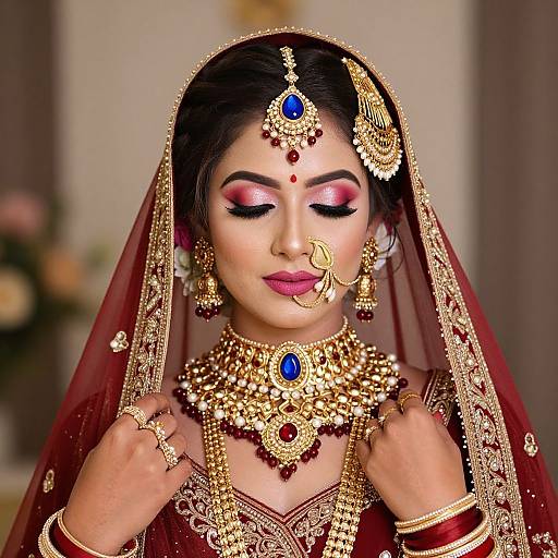 Traditional Hindu Bridal Elegance