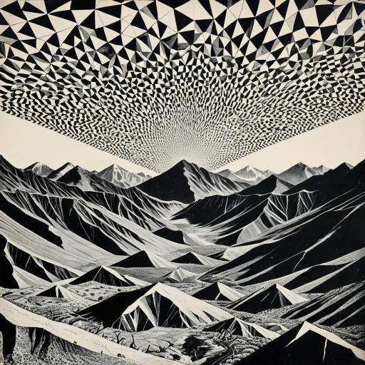 Surreal Vintage Collage of Nature's Transformation
