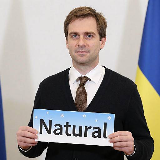 Neutral Portrait with Natural Sign