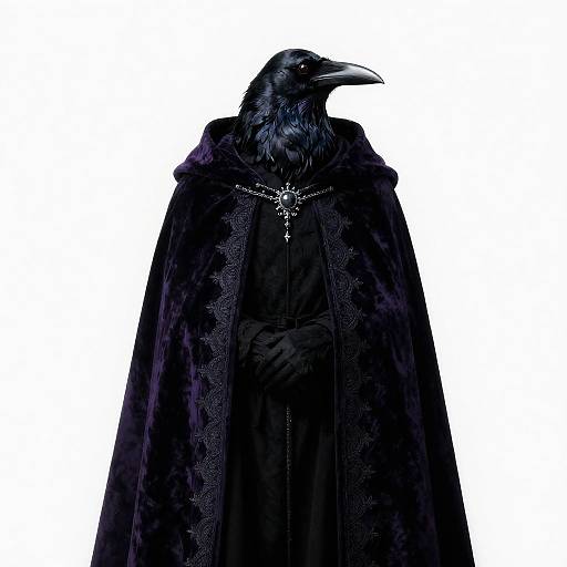 Mystical Gothic Raven Sorcerer