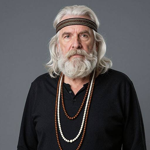 Portrait of Elderly Bearded Man