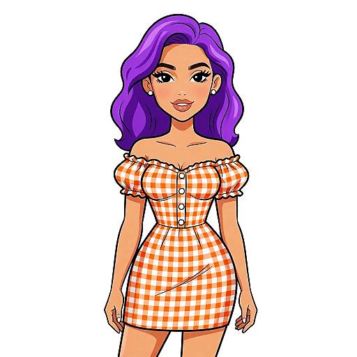 Contemporary Country Charm Woman Portrait