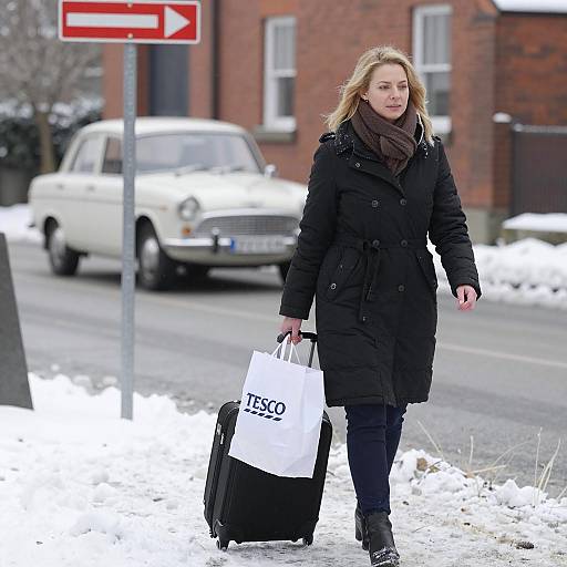 Chic Winter Stroll in the City
