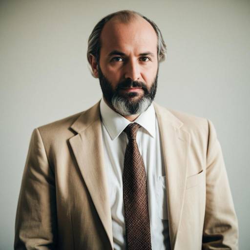 Vintage 1970s Professor Portrait
