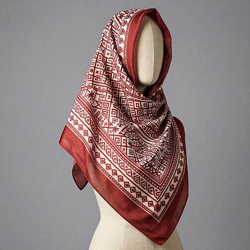 Ghutra Headscarf on Mannequin