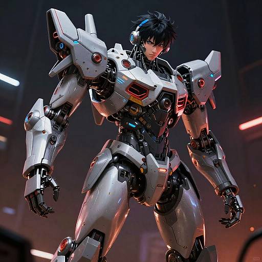 Edgy Sci-Fi Anime Robot Warriors