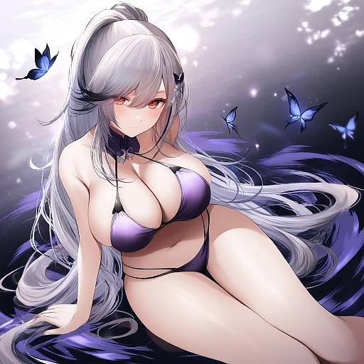 Illustration of Dunkerque (azur lane), azur lane in the style of Kurona