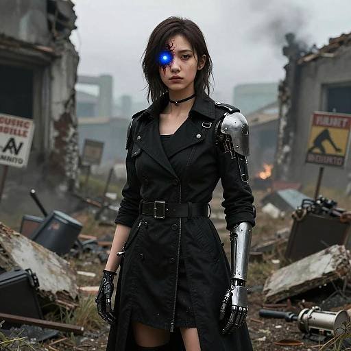 Grimdark Sci-Fi Scout in Ruins