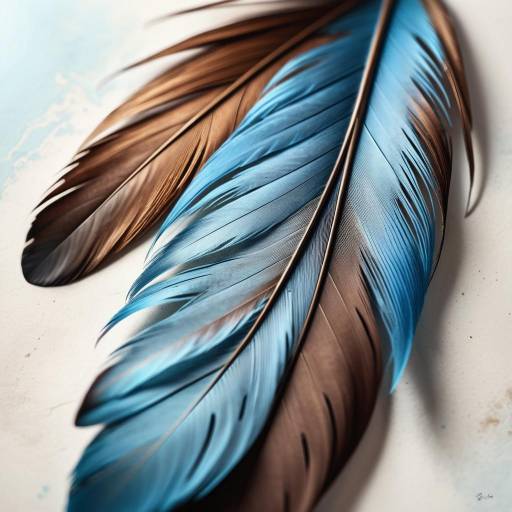 Intricate Feather Detail in Natural Light