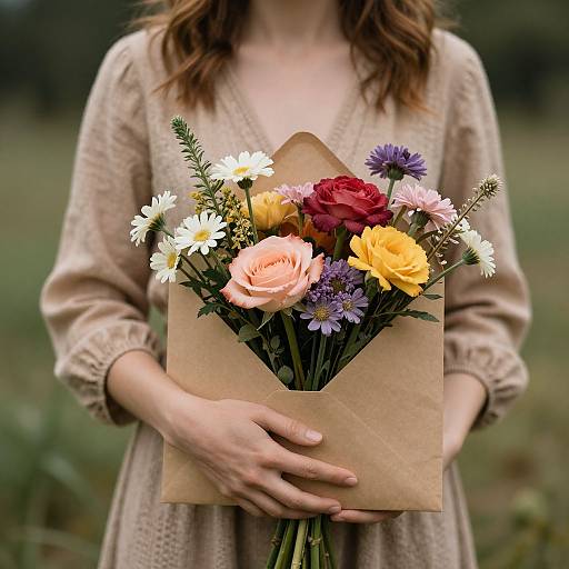Woman Embracing Nature's Serenity