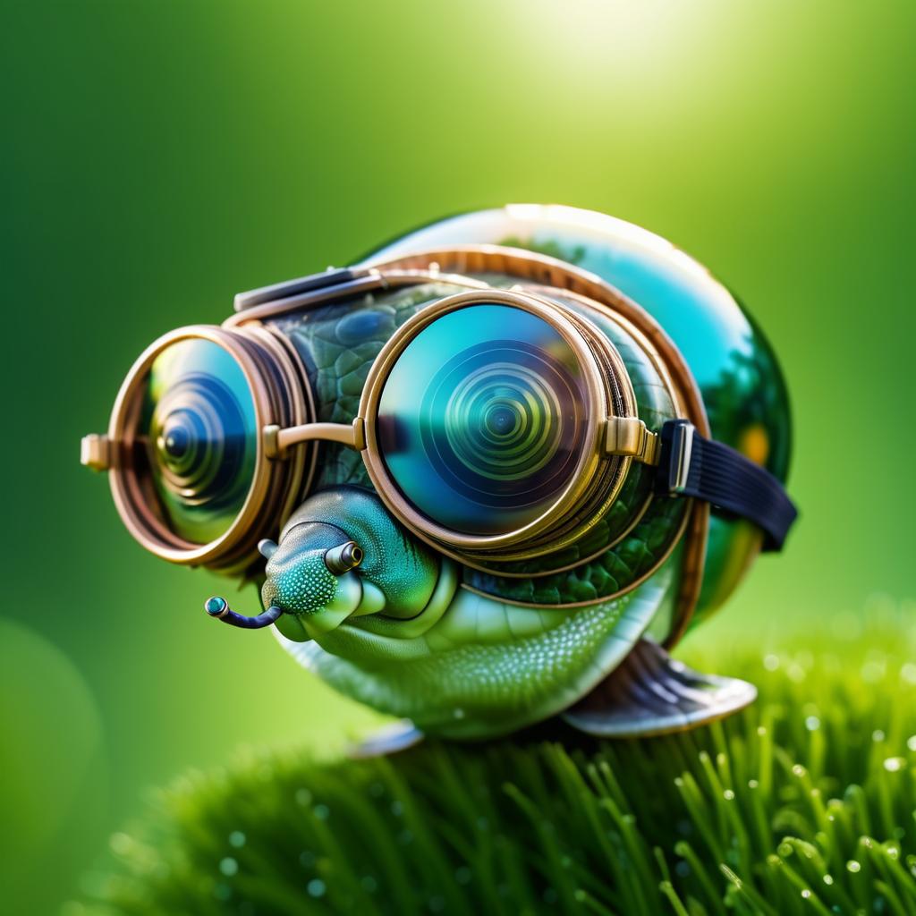 Aviator Snail in Macro Photography