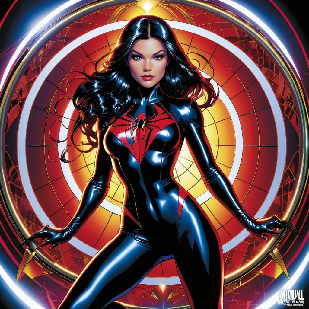 Zendaya as Spider-Woman Comic Cover Art