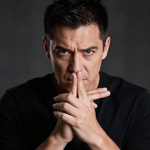 Charismatic Man with Persuasive Presence