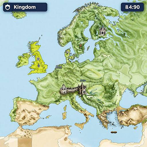 Fantasy Kingdom Map Generator Interface